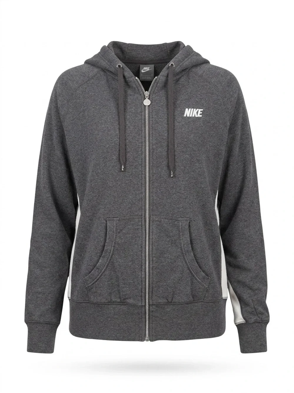 Nike Women’s Zip Hoodie Sweatshirt Grey Size XL